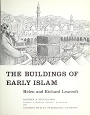 Cover of: The buildings of early Islam