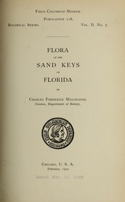 Cover of: Flora of the sand keys of Florida, by Charles Frederick Millspaugh .