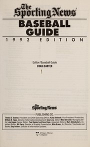 Cover of: Baseball Guide-92