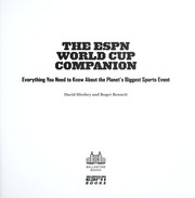 Cover of: The ESPN World Cup companion: everything you need to know about the planet's biggest sports event