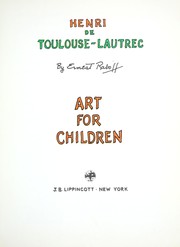 Cover of: Henri de Toulouse-Lautrec