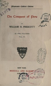 Cover of: The Conquest of Peru - Vol. II