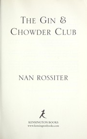 Cover of: The Gin & Chowder Club
