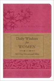 Cover of: King James Version Daily Wisdom for Women by 