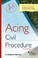Cover of: Acing Civil Procedure