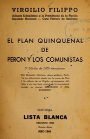 Cover of: El plan quinquenal de Pero n y los comunistas