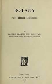 Cover of: Botany for high schools by George Francis Atkinson