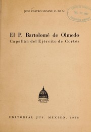 El P. Bartolome  de Olmedo by Jose . Castro Seoane