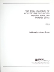 Cover of: The Irwin Yearbook of Convertible Securities by Amy E. Lund