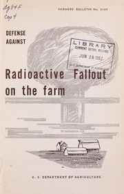 Defense against radioactive fallout on the farm