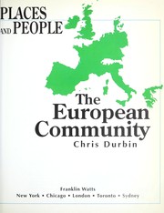 Cover of: The European community by Chris Durbin