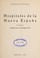 Cover of: Hospitales de la Nueva Espan a