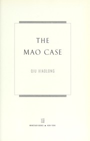 Cover of: The Mao case: an Inspector Chen novel