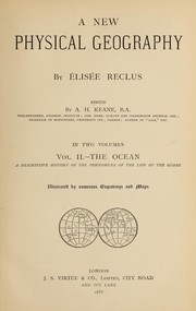 Cover of: A new physical geography by Élisée Reclus