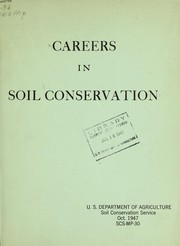 Cover of: Careers in soil conservation