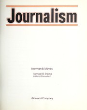 Cover of: Journalism by Norman B. Moyes