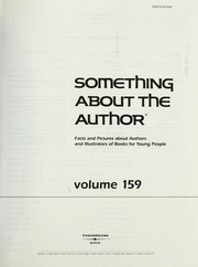Cover of: Something About The Author v. 159: Facts and Pictures about Authors and Illustrators of Books for Young People (Something About the Author)