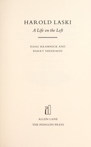 Harold Laski by Isaac Kramnick