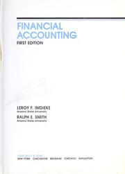 Cover of: Financial accounting by Leroy F. Imdieke
