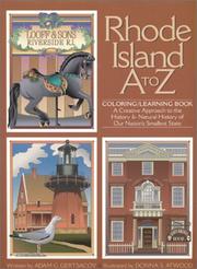 Cover of: Rhode Island A to Z: Coloring/Learning Book