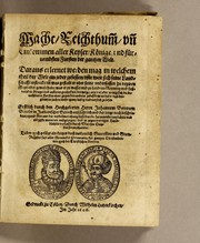 Cover of: Macht, Reichthum[b], vn[d] Einkommen aller Keyser, Könige, vnd fürnembsten Fursten der gantzen Welt ... by Botero, Giovanni
