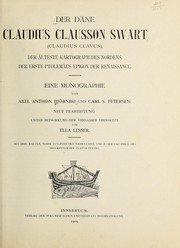 Cover of: Der Dane Claudius Claussen Swart (Claudius Clavus): der alteste Kartograph des Nordens, der erste Ptolemausepigon der Renaissance