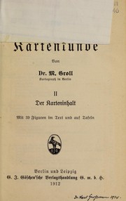 Cover of: Kartenkunde