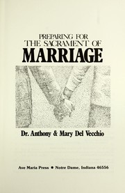 Cover of: Preparing for the sacrament of marriage