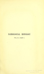 Cover of: Manual of pathological histology