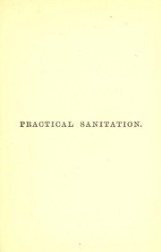Cover of: Practical sanitation: a handbook for sanitary inspectors and others interested in sanitation
