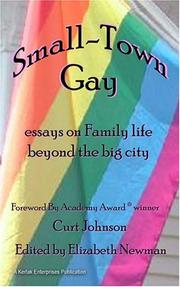 Cover of: Small-town gay by edited by Elizabeth Newman ; [foreword by Curt Johnson].
