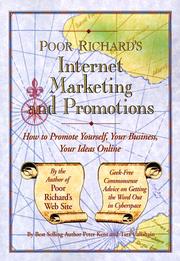 Cover of: Poor Richard's Internet Marketing and Promotions by Peter Kent, Tara Calishain