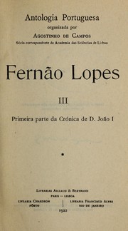 Cover of: Fernão Lopes: [Obras].