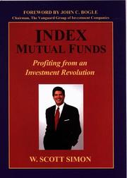 Cover of: Index mutual funds by W. Scott Simon