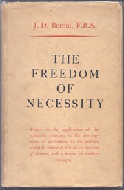 Cover of: Freedom of Necessity