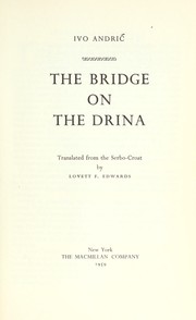 Cover of: The bridge on the Drina.