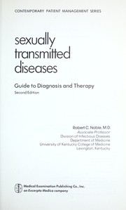 Cover of: Sexually transmitted diseases by Robert C. Noble
