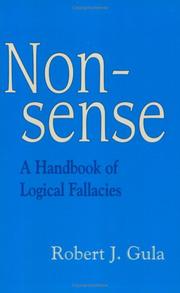 Cover of: Nonsense: A Handbook of Logical Fallacies