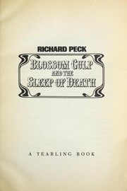 Cover of: Blossom Culp and the sleep of death by Richard Peck