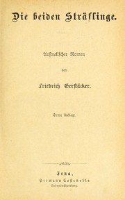 Cover of: Die beiden Str©Þflinge: australischer Roman