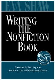 Cover of: Writing the nonfiction book: a successful writer's guide