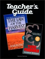 Cover of: The Law of the Harvest/Twice Pardoned Teacher's Guide by Harold Morris
