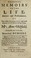 Cover of: Faithful memoirs of the life, amours and performances, of that justly celebrated, and most eminent actress of her time, Mrs. Anne Oldfield