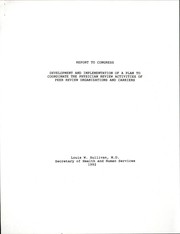 Cover of: Development and implementation of a plan to coordinate the physician review activities of peer review organizations and carriers: report to Congress