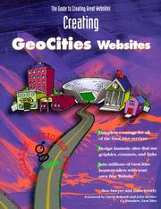 Cover of: Creating GeoCities Websites by Ben Sawyer