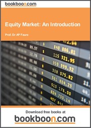 Cover of: Equity Market: An Introduction by 