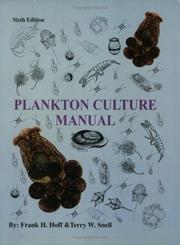 Cover of: Plankton Culture Manual by Frank H. Hoff