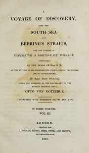 Cover of: A  voyage of discovery by Otto von Kotzebue