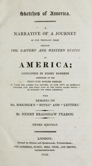 Sketches of America by Henry Bradshaw Fearon