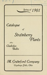 Cover of: Catalogue of strawberry plants: also gladiolus bulbs